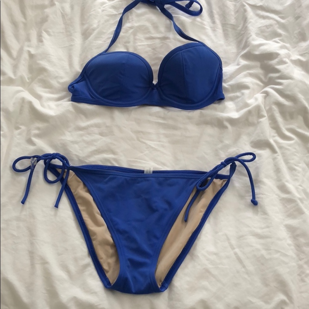 Royal blue Victoria’s Secret bikini set